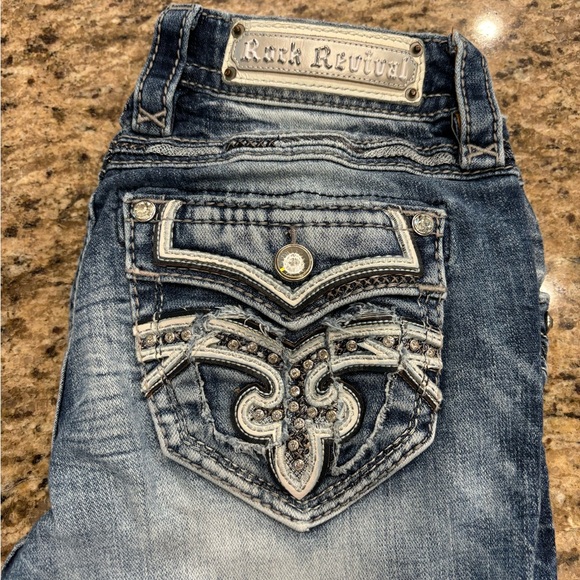 Rock Revival low rise skinny jean size 27 - Picture 3 of 6